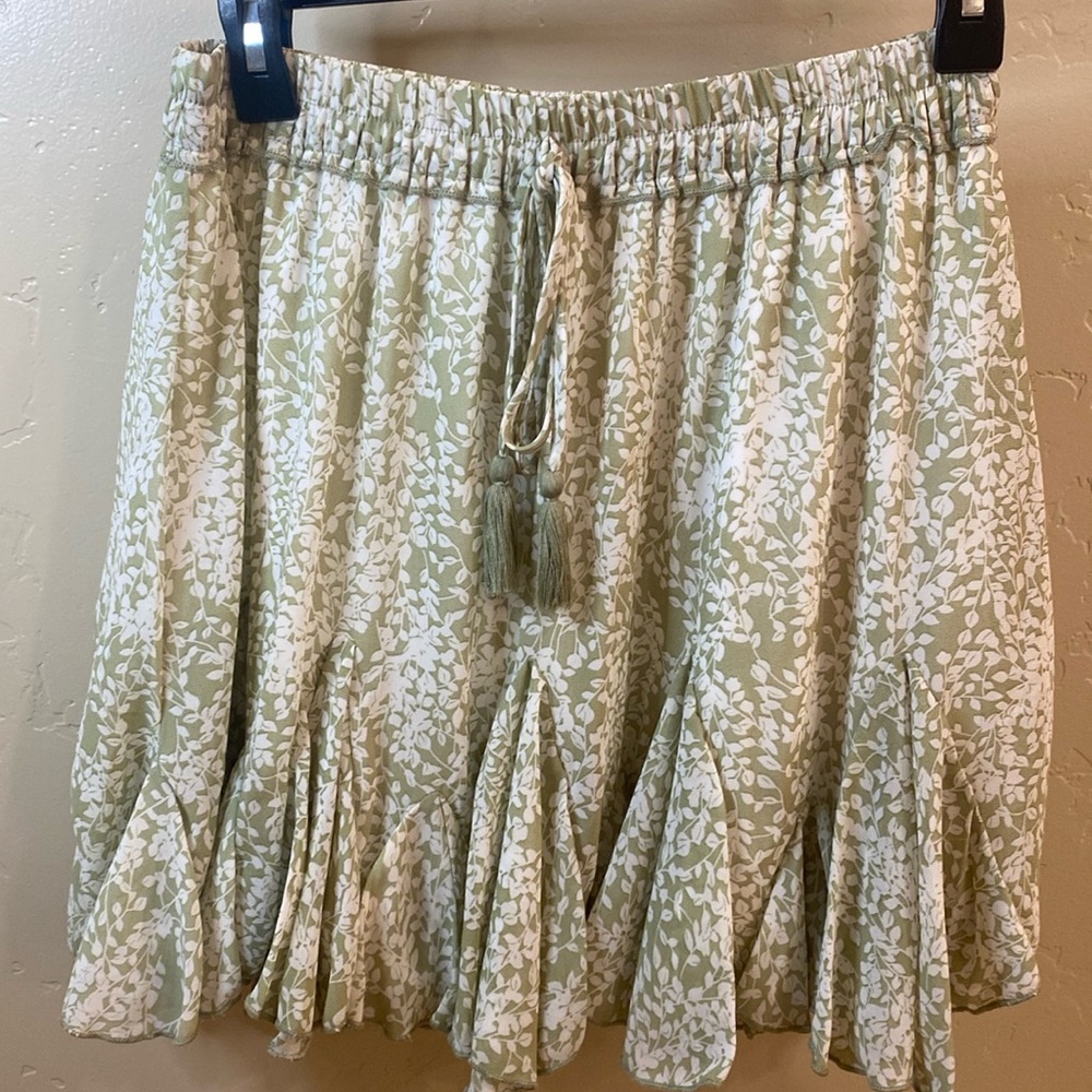 Floral Mini Skirt